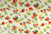 Italian stylized floral linen/cotton woven