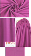 CA designer cotton/linen woven - fuchsia