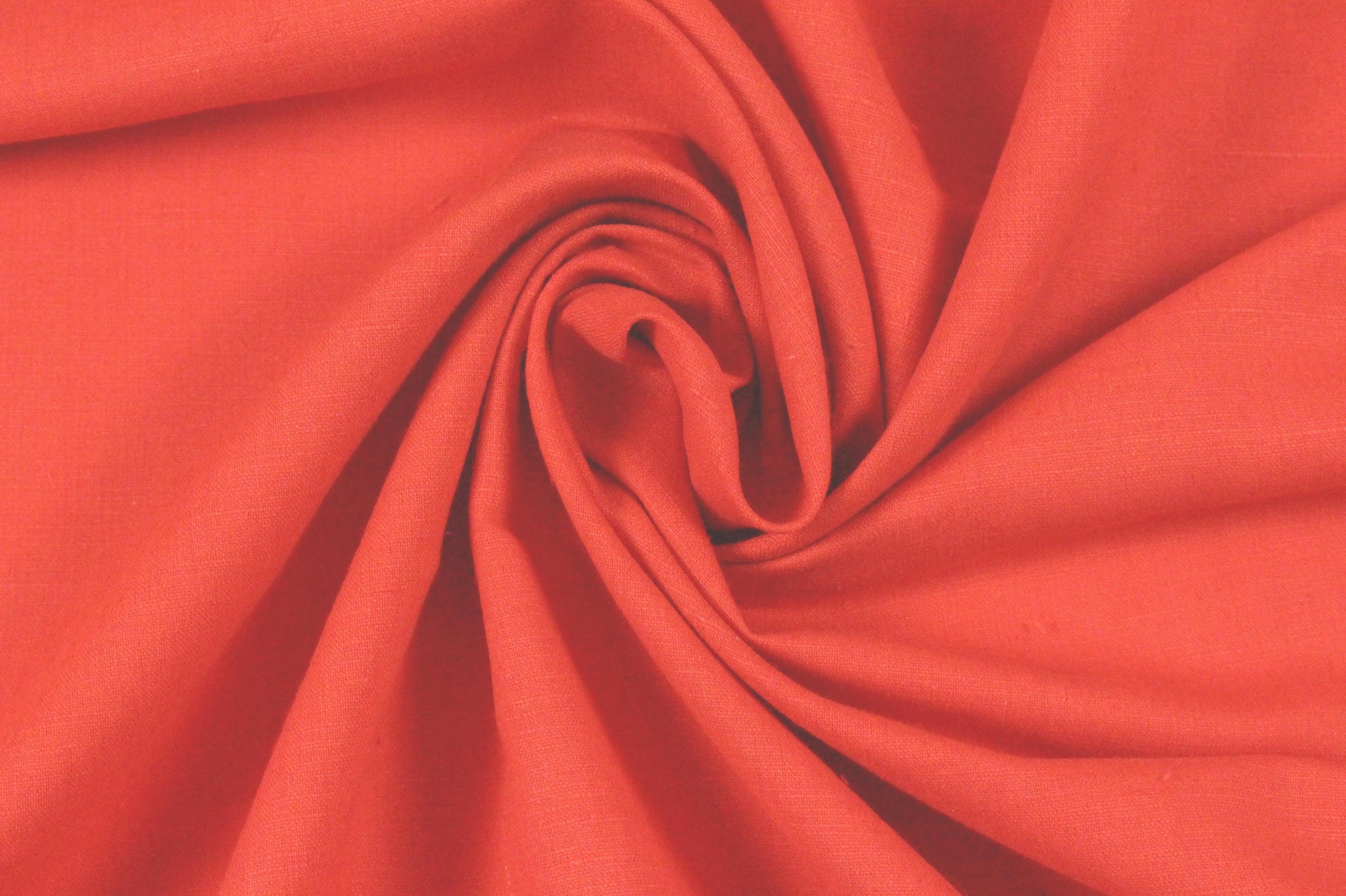 CA designer cotton/linen woven - poppy