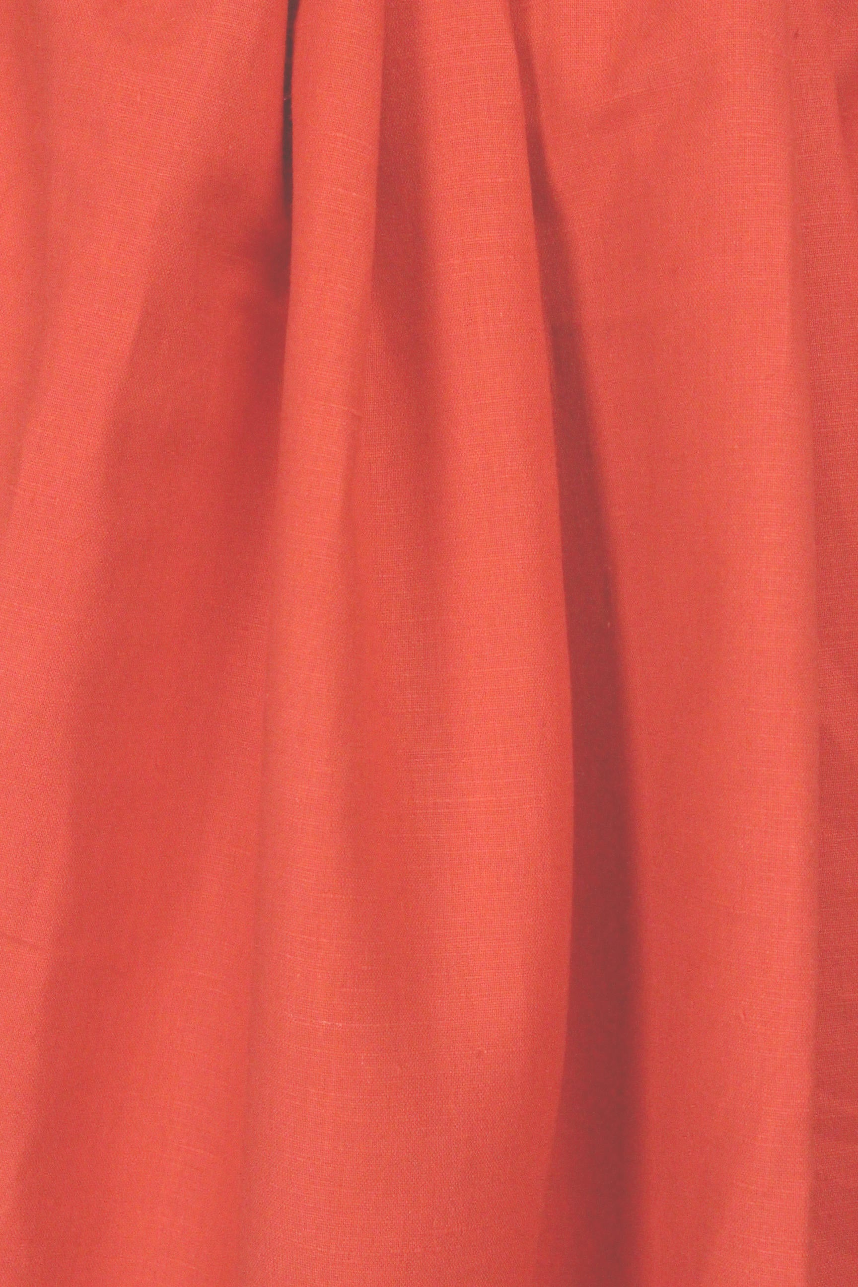 CA designer cotton/linen woven - poppy