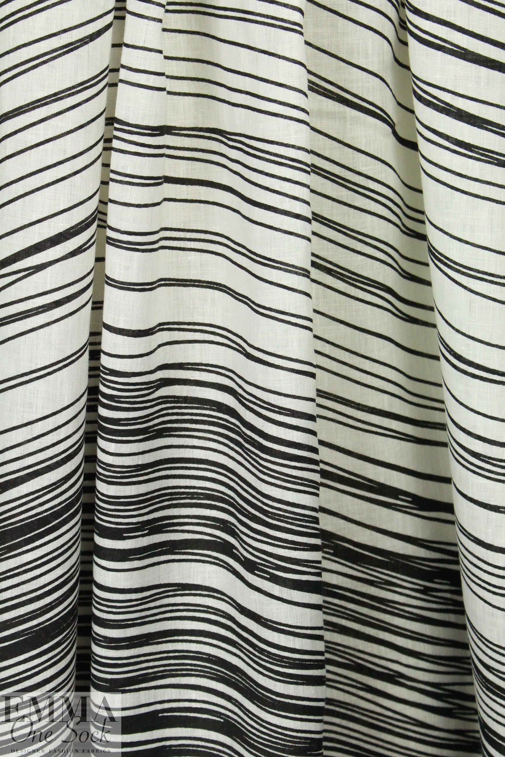 Zer0 + Maria Cornej0 tangled waves linen/viscose woven
