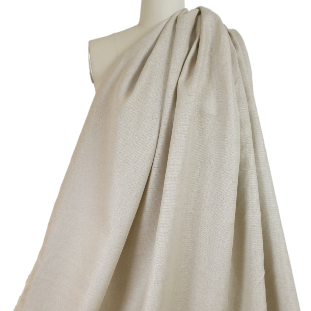 fine quality open weave linen - light taupe 1.75 yd