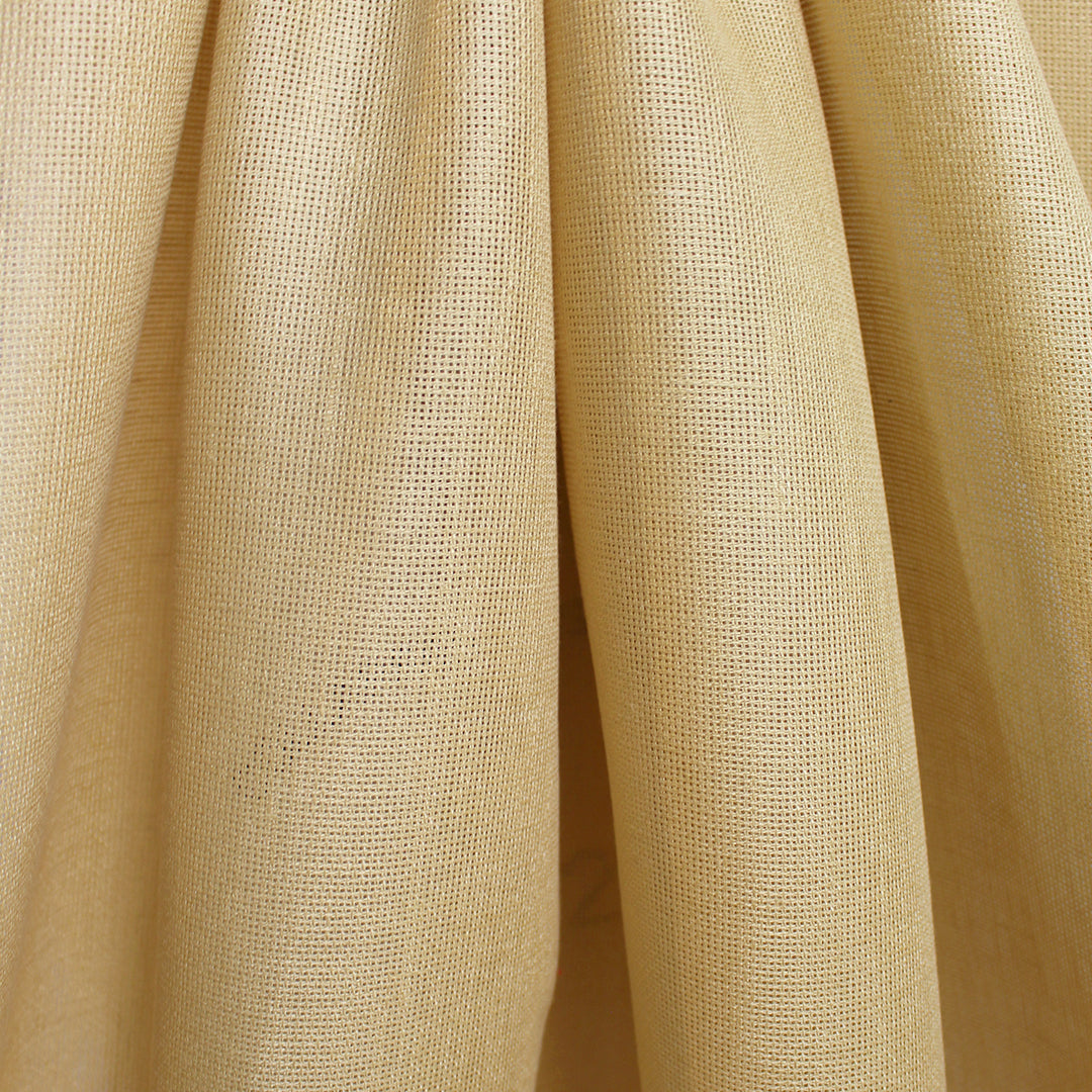 fine quality open weave linen - maize 1.5 yd