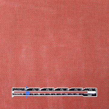 fine quality open weave linen - spiced coral 1 yard