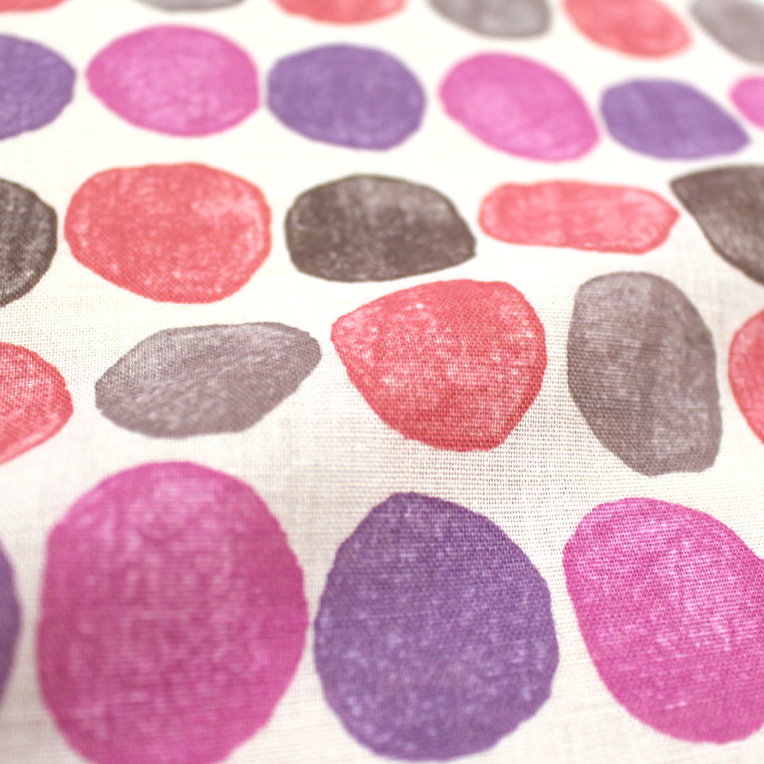 Italian 'painted dot' linen 'gauze' blouseweight woven .5 yds