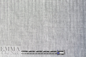 Italian linen/cotton herringbone stretch woven - gray
