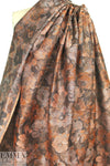 French linen/cotton vintage floral jacquard