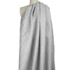 Italian linen blend crinkle texture floral jacquard - cool gray 1.75 yds