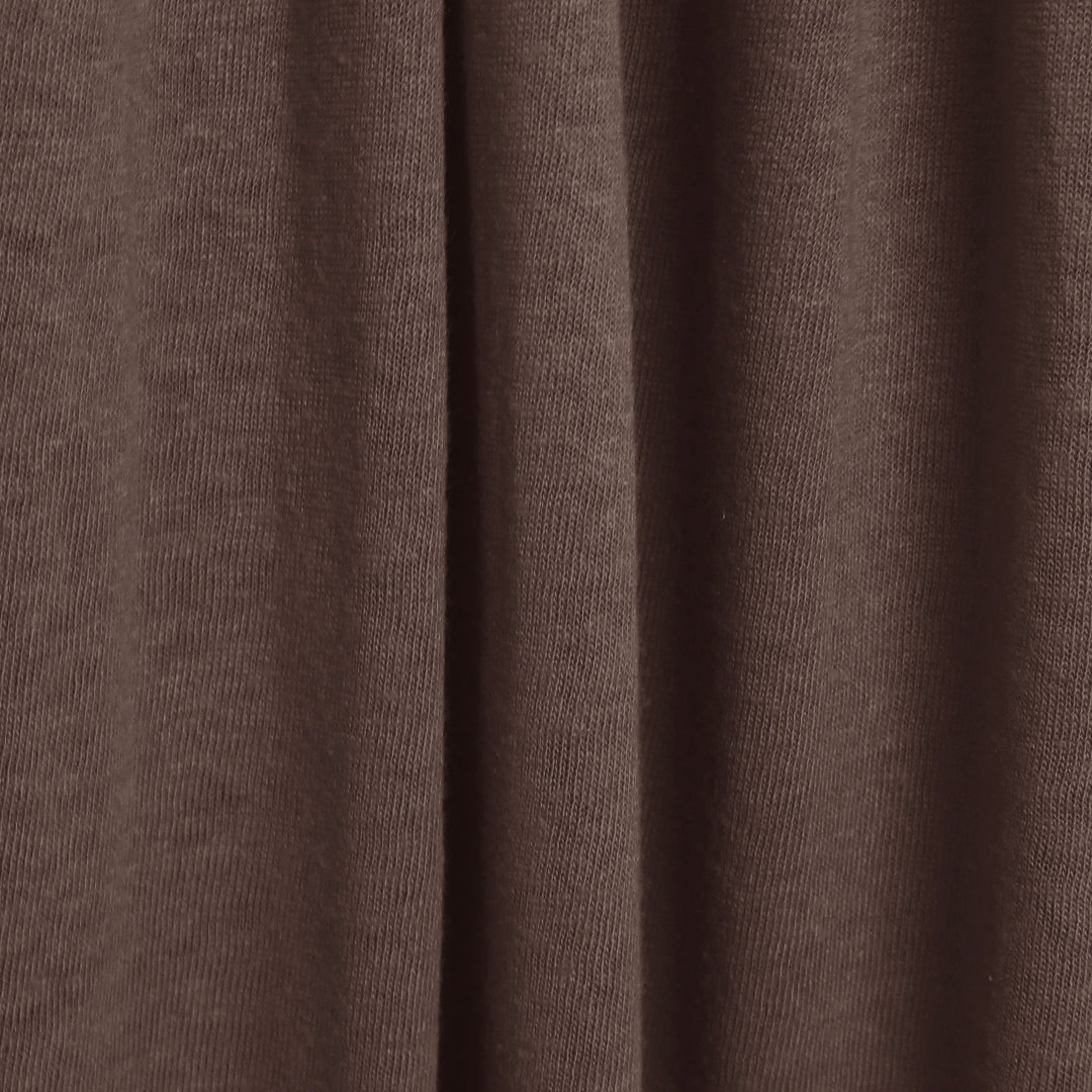 fine linen/viscose knit, Oeko-Tex certified - chocolate plum