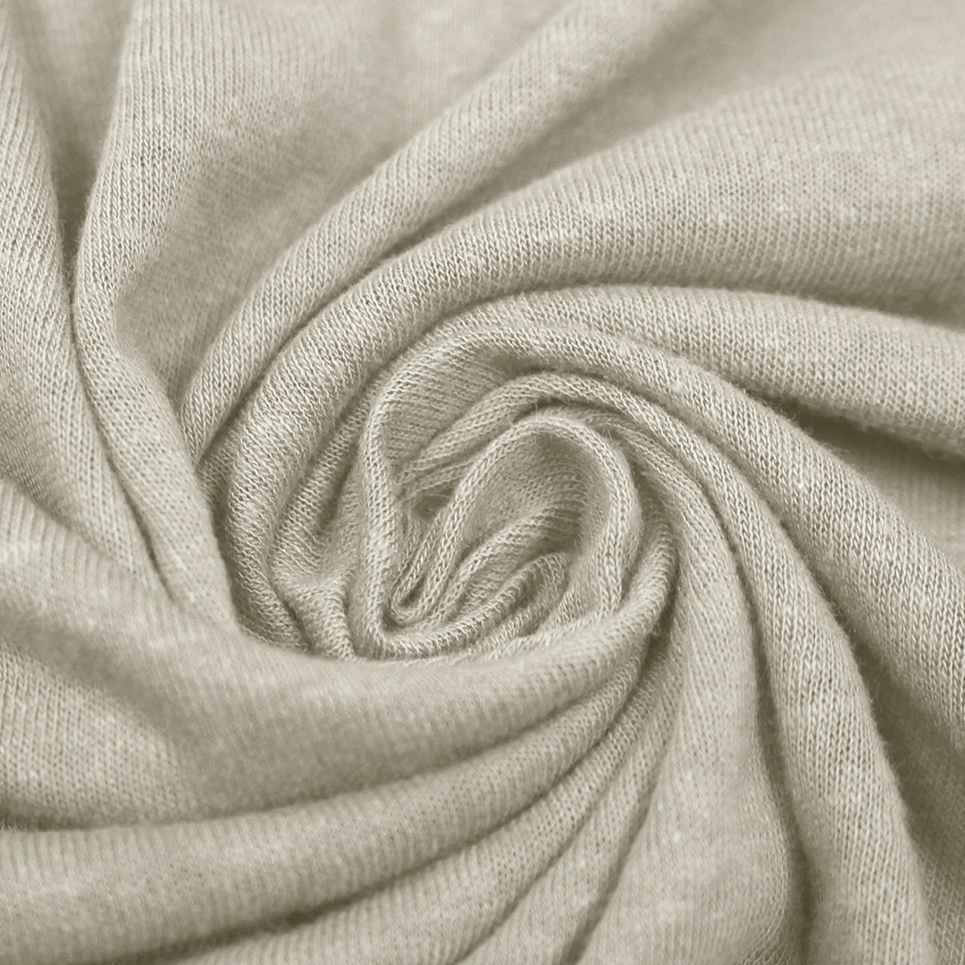 fine linen/viscose knit, Oeko-Tex certified - driftwood