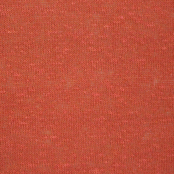 fine linen/viscose knit, Oeko-Tex certified - persimmon 1.25 yds
