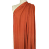 fine linen/viscose knit, Oeko-Tex certified - persimmon