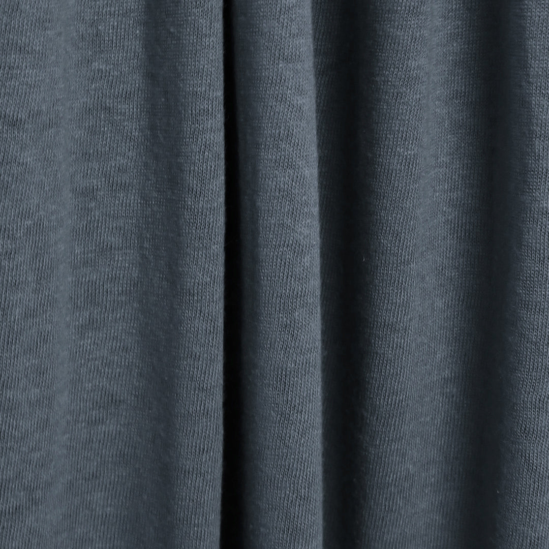 fine linen/viscose knit, Oeko-Tex certified - slate blue