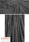 100% linen knit - black 1.87 yds