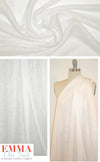 100% linen knit - creamy white 1 yard Minor Flaw