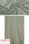 100% linen knit - loden 1.5 yds