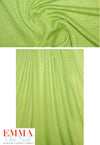 100% linen knit - spring green .75 yds