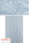 100% linen knit - dusty blue 1.625 yd