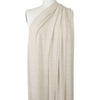 100% linen knit - oatmeal melange 1.5 yds
