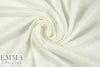 100% linen knit - white .5 yds