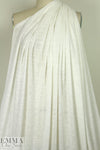 100% linen knit - white .5 yds