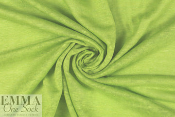 100% linen knit - spring green 1.375 yd