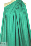 100% linen knit - jade mint 1.125 yds