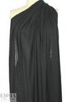 100% linen knit - black .875 yds