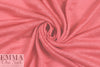 100% linen knit - bright coral 1 yard