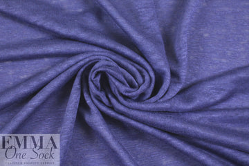 100% linen knit - grape