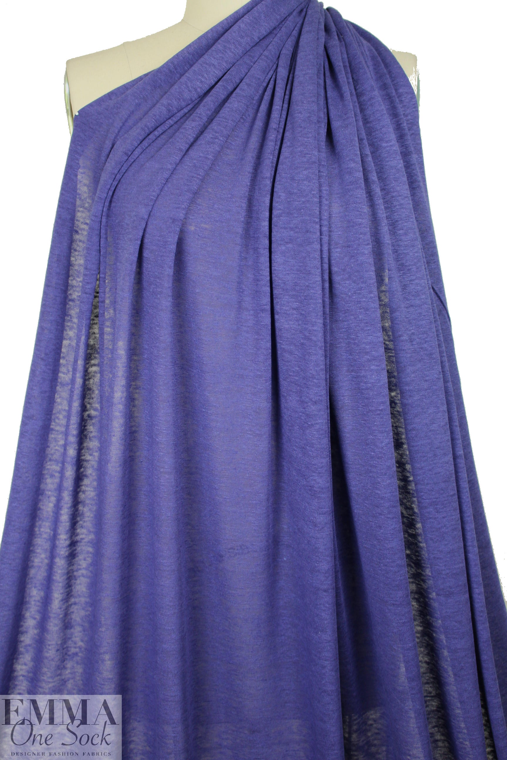 100% linen knit - grape 2.33 yds