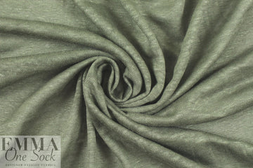 100% linen knit - loden
