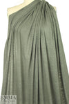 100% linen knit - loden