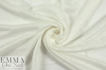100% linen knit - creamy white 1 yard