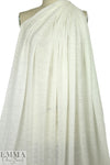100% linen knit - creamy white 1 yard