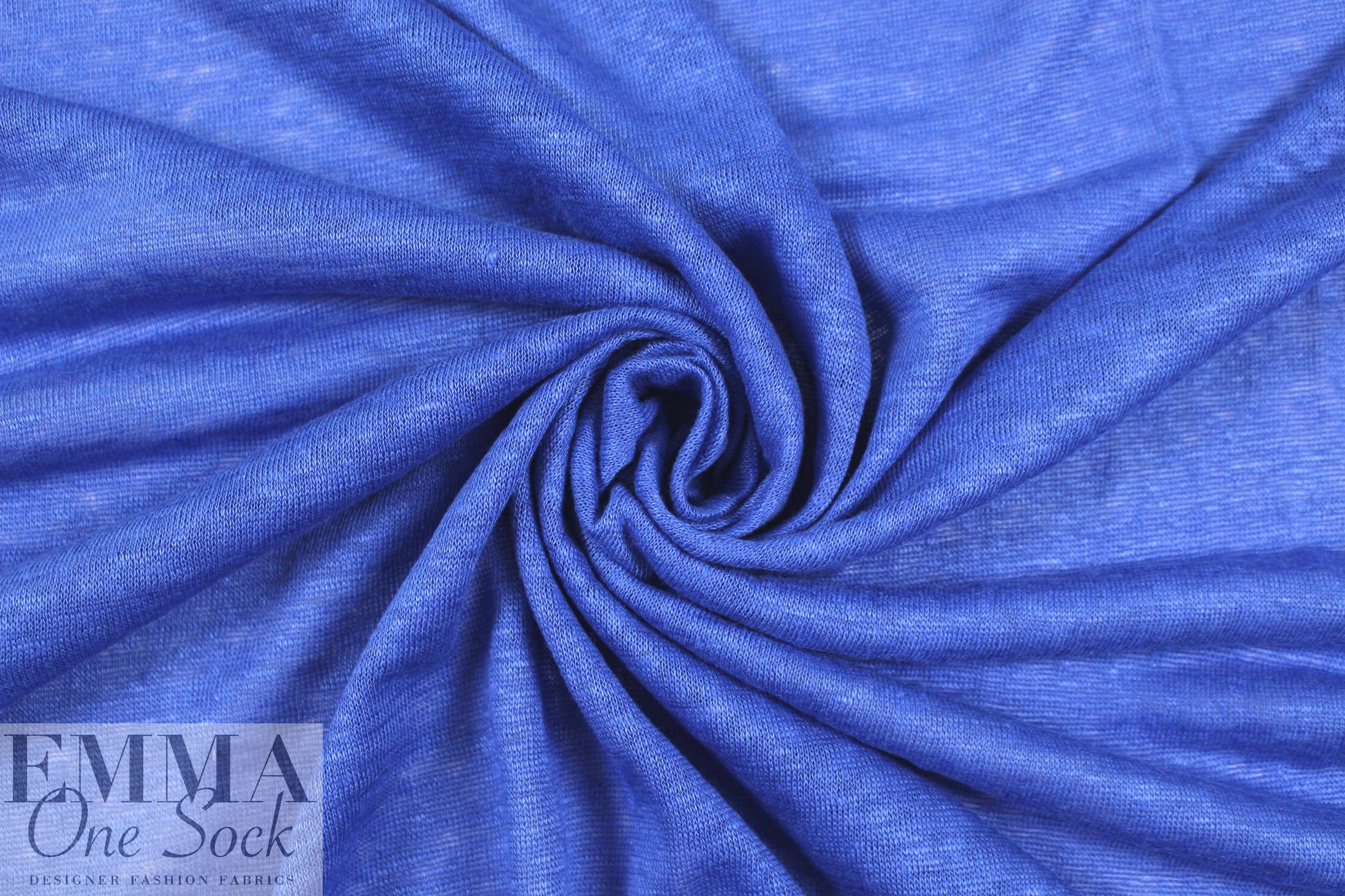 100% linen knit - cobalt 2.25 yd