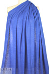 100% linen knit - cobalt 2 yd