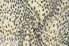 NY designer lightweight linen knit - animal dot .75 yds