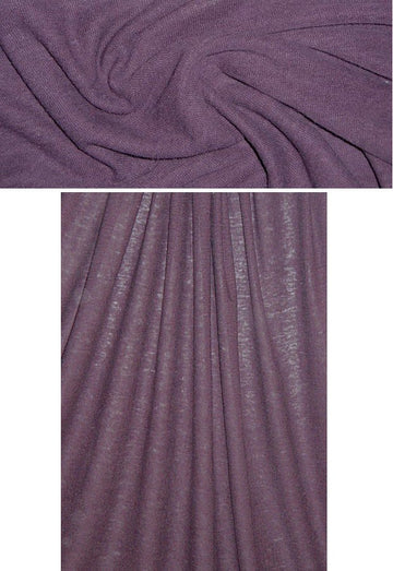 100% linen knit - aubergine
