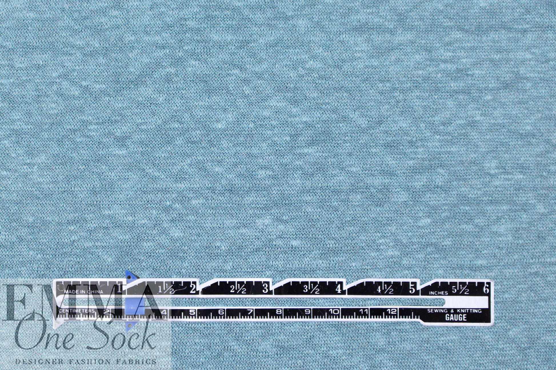 MTM 100% fine linen knit, EF/Oeko-Tex certified - light denim 1.5 yd