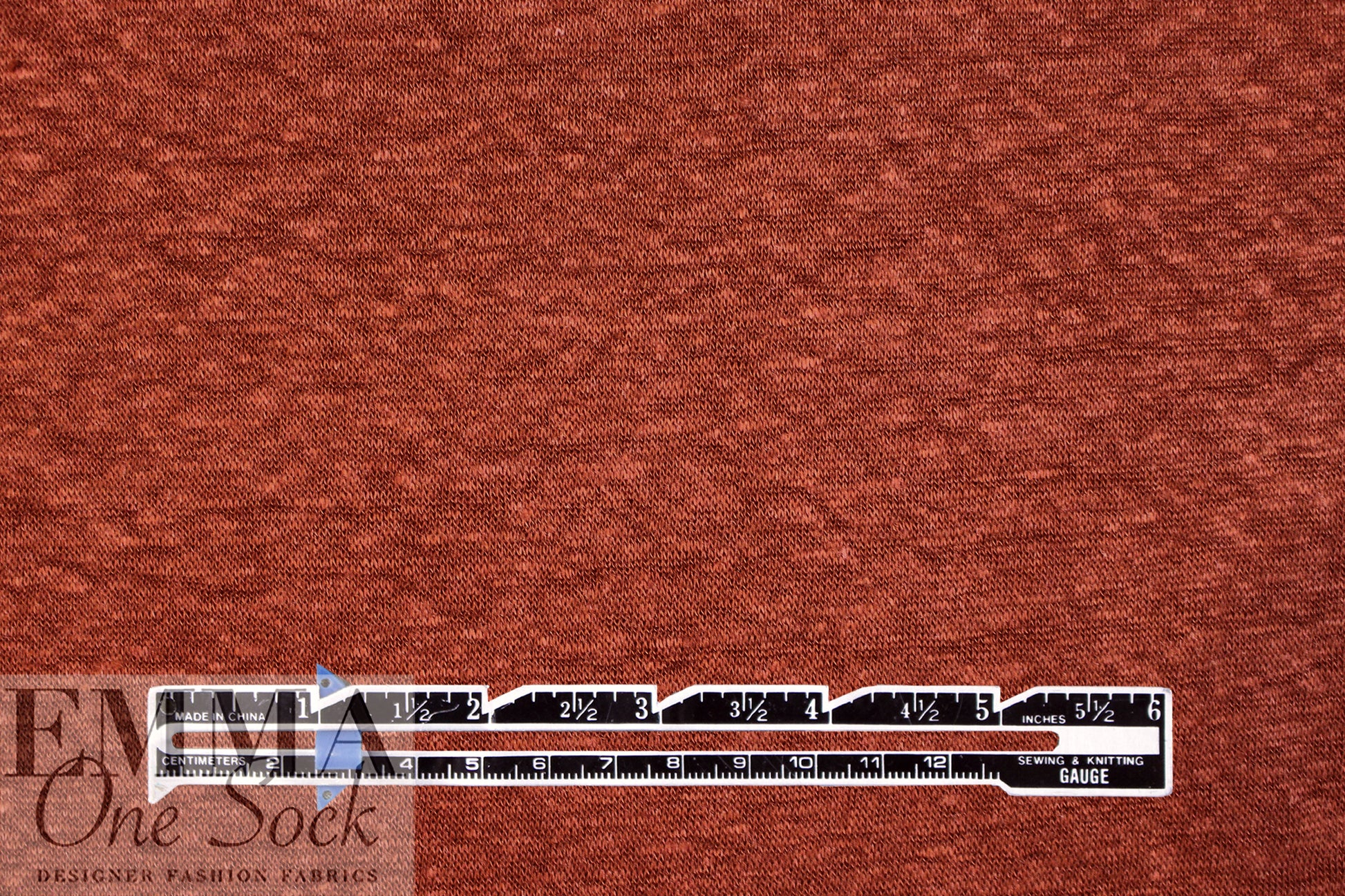 100% fine linen knit, EF/Oeko-Tex certified - sienna 1.125 yds