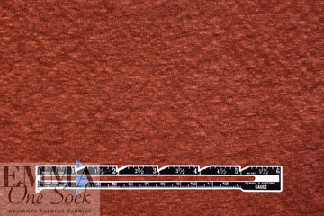 100% fine linen knit, EF/Oeko-Tex certified - sienna 1.125 yds
