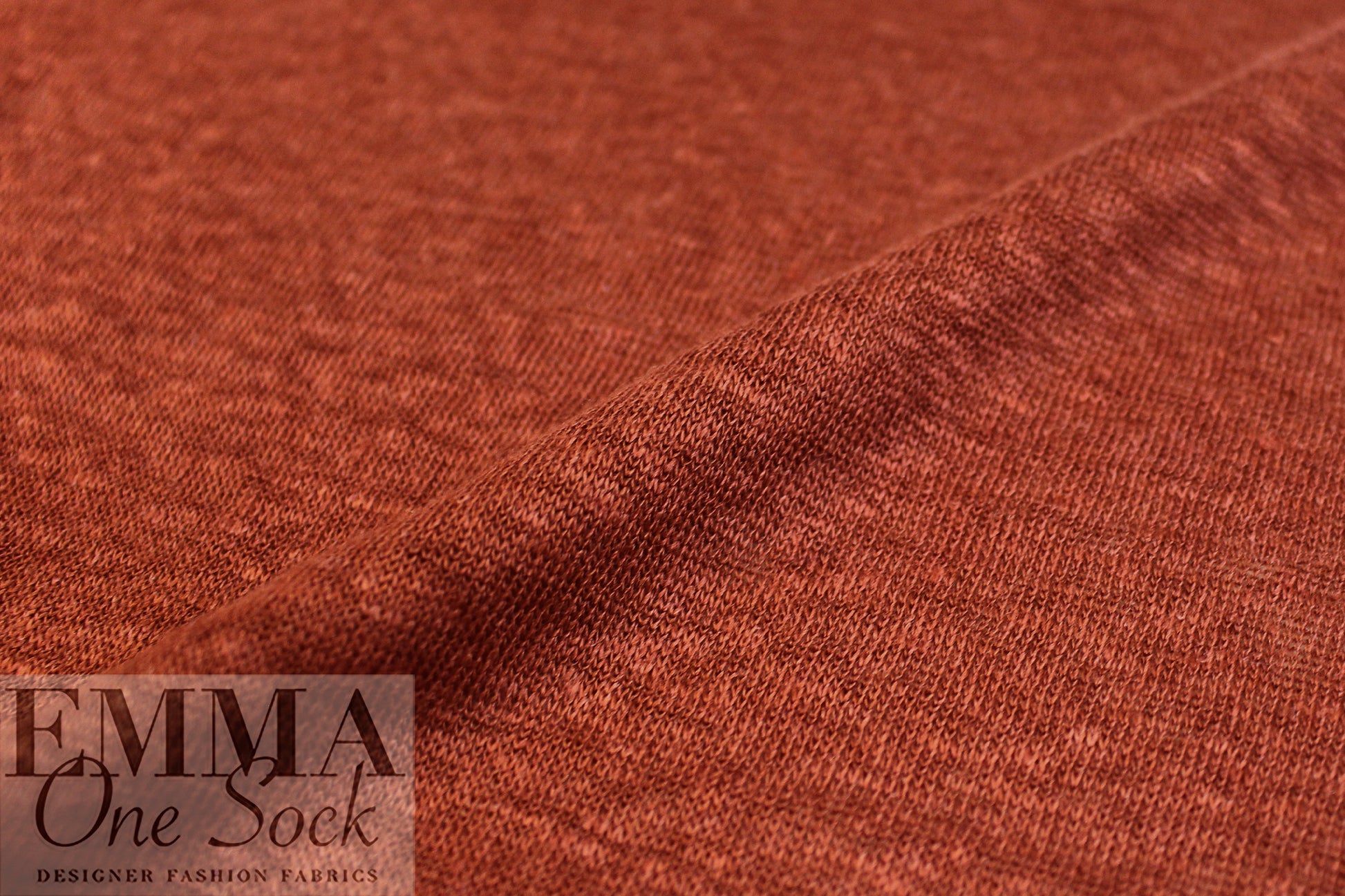MTM 100% fine linen knit, EF/Oeko-Tex certified - sienna 1.75 yds