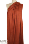 MTM 100% fine linen knit, EF/Oeko-Tex certified - sienna 1 yard