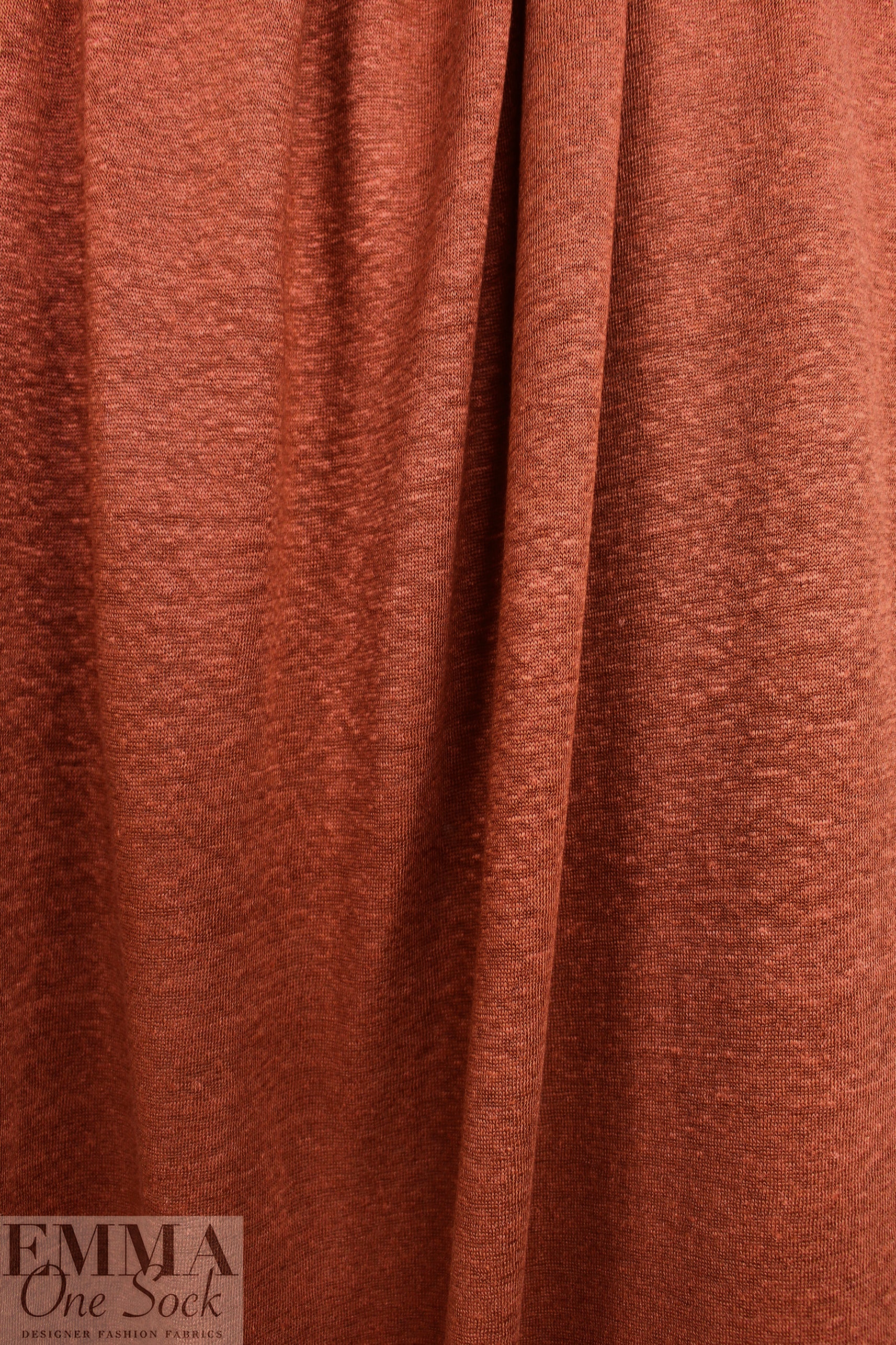 MTM 100% fine linen knit, EF/Oeko-Tex certified - sienna 1.75 yds