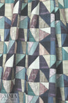 100% linen digital print - cubist graphic .75 yds