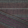 European 'berry blend' novelty stripe linen woven