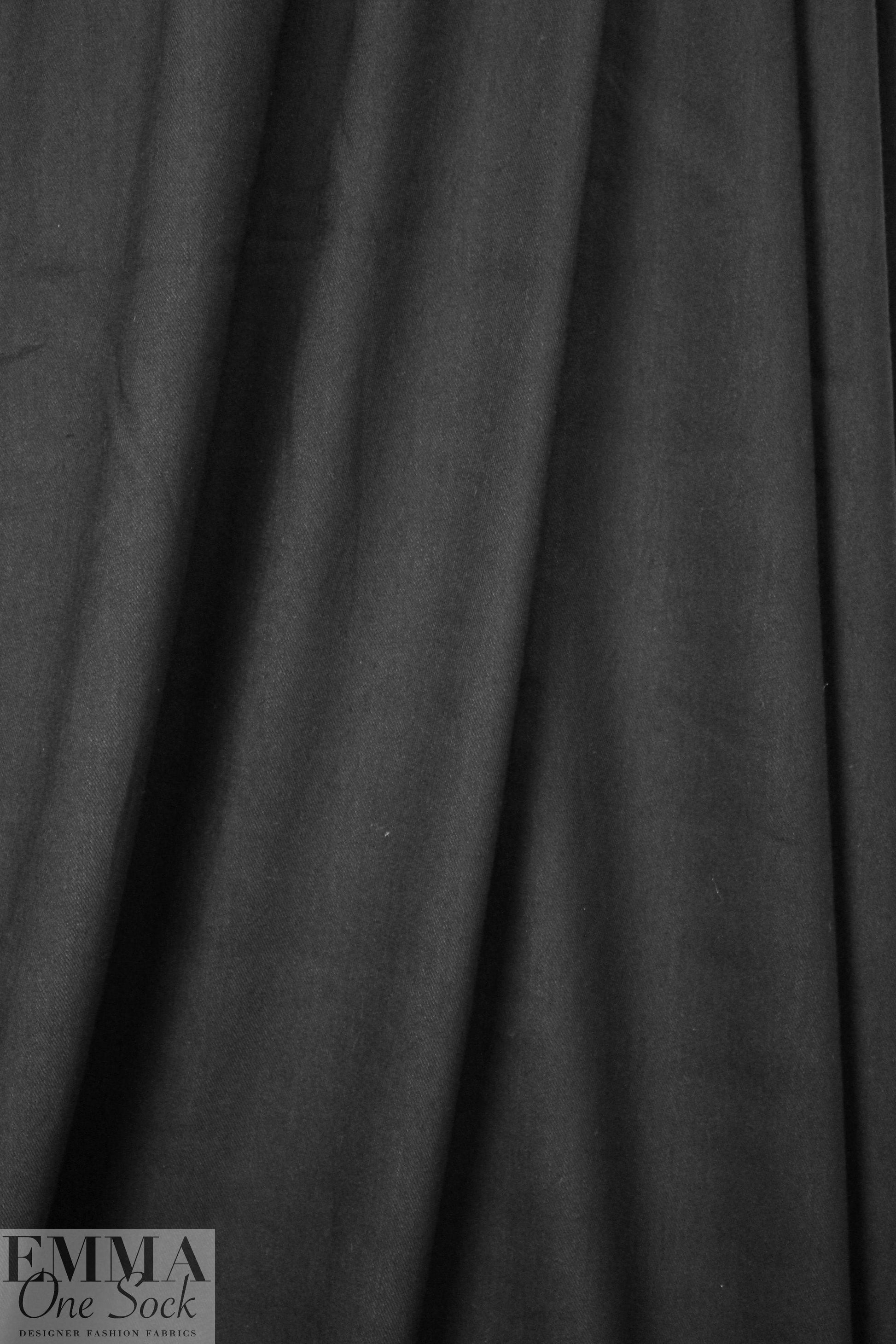 A1ice + 0livia linen/rayon stretch woven - black 2 yds
