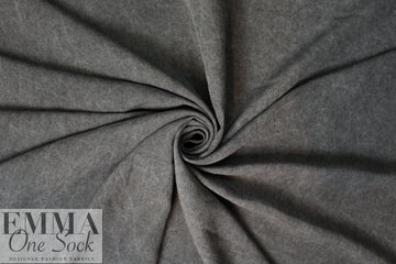 Italian 'hand-dyed' look rayon/linen blend woven - gray .66 yds
