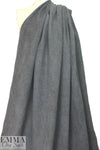 Italian 'hand-dyed' look rayon/linen blend woven - gray